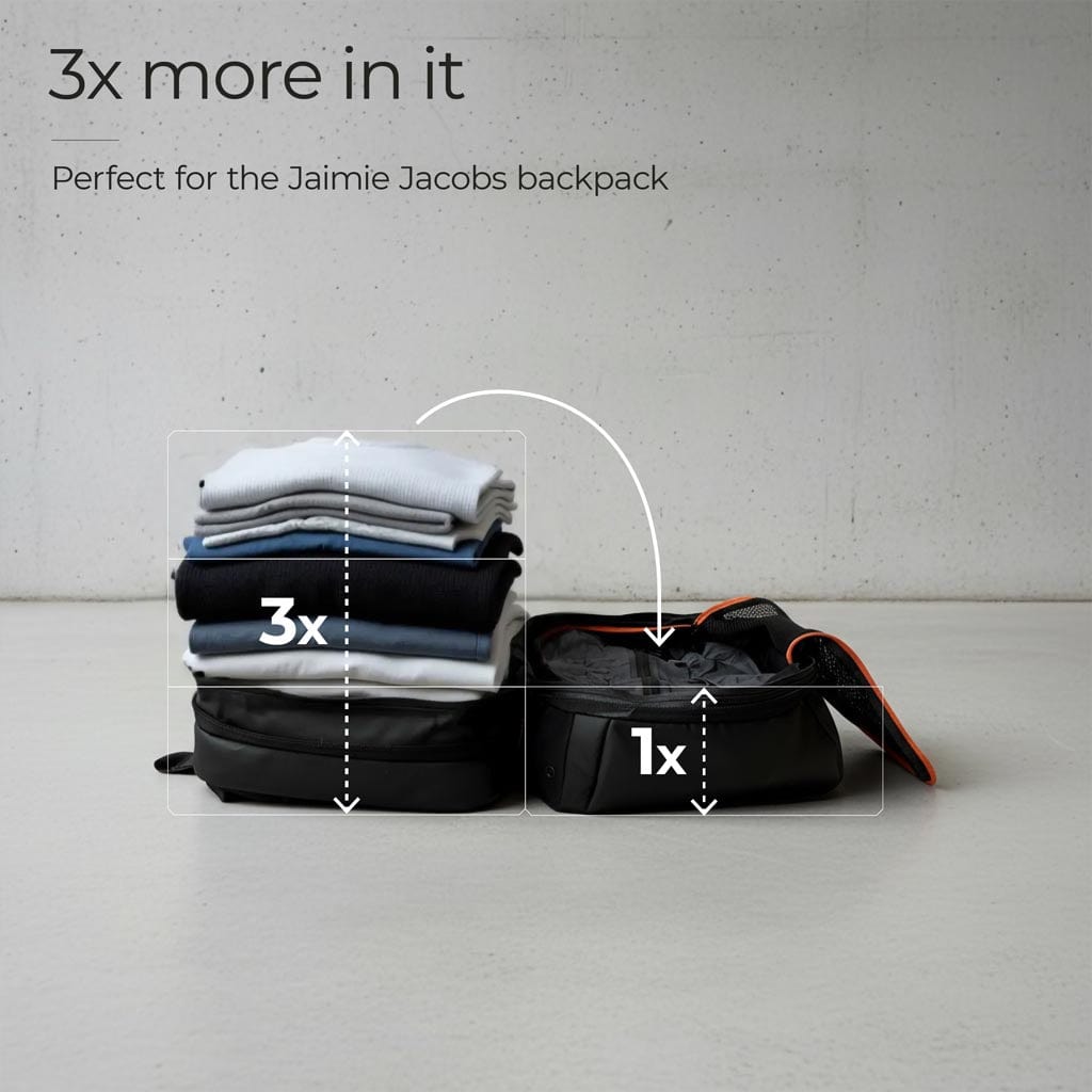Jaimie Jacobs Vacuum Bag Vacuum Bag for Travel Space-Saving & Backpack Compatible
