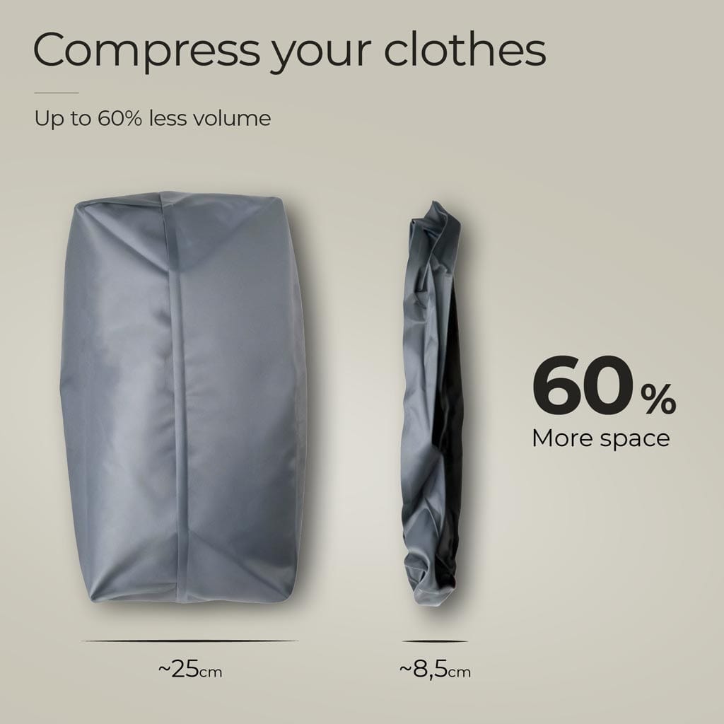 Jaimie Jacobs Vacuum Bag Vacuum Bag for Travel Space-Saving & Backpack Compatible