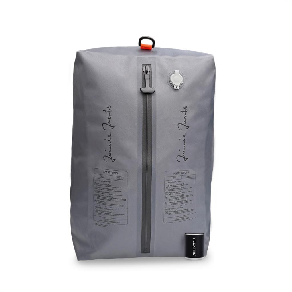 Jaimie Jacobs With Flextail electric mini Pump Vacuum Bag Vacuum Bag for Travel Space-Saving & Backpack Compatible