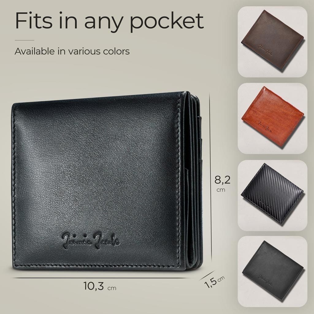 Jaimie Jacobs Geldbeutel Portemonnaie vegan Flap Boy Vegan - Magic Wallet with Coin Pocket Flap Boy Vegan Magic Wallet with Coin Pocket