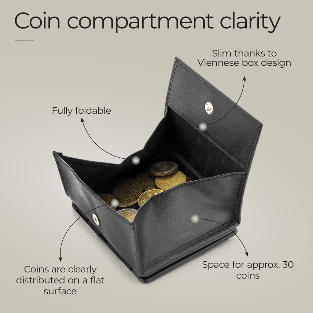 Jaimie Jacobs Geldbeutel Portemonnaie vegan Flap Boy Vegan - Magic Wallet with Coin Pocket Flap Boy Vegan Magic Wallet with Coin Pocket