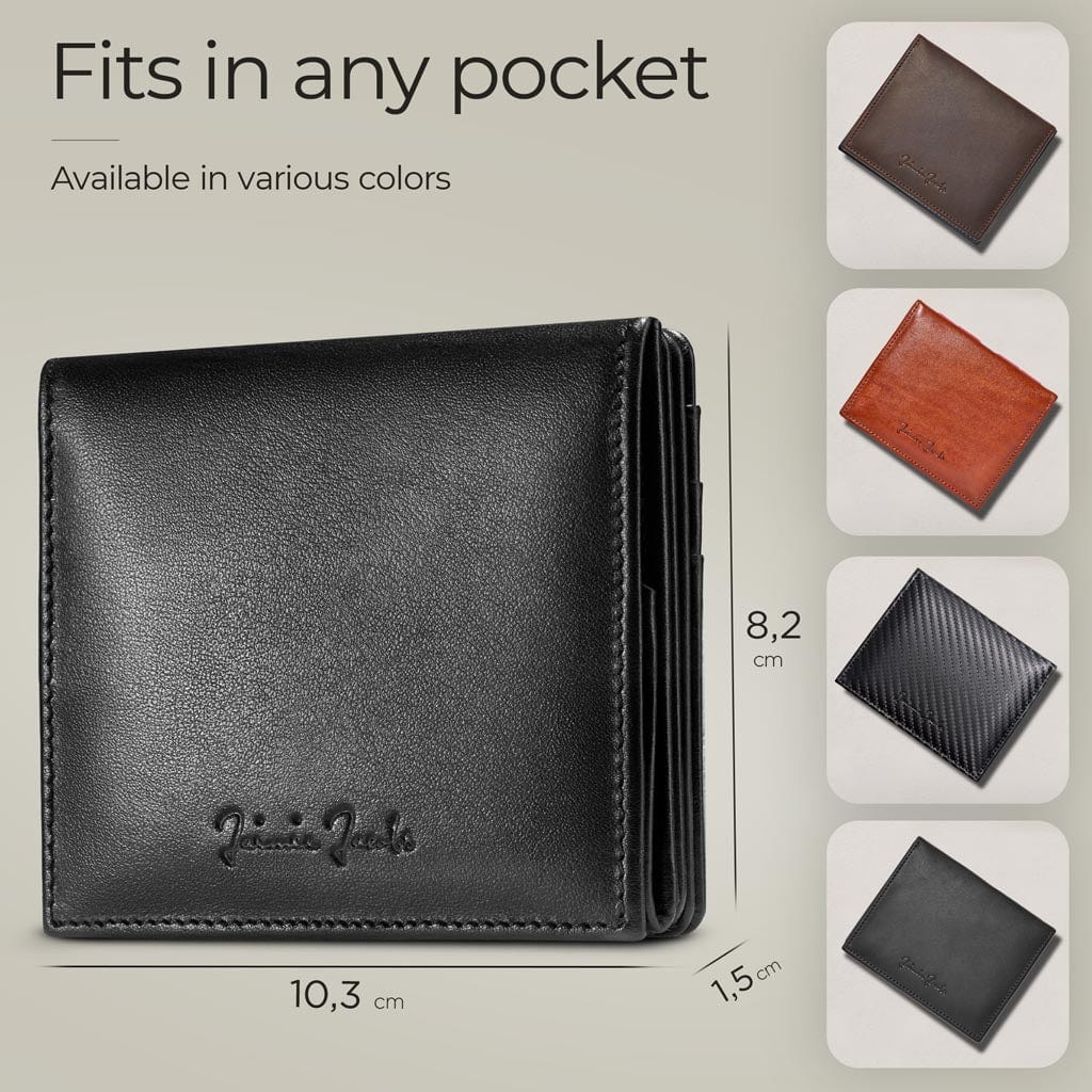 Jaimie Jacobs Geldbeutel Portemonnaie vegan Flap Boy Vegan - Magic Wallet with Coin Pocket Flap Boy Vegan Magic Wallet with Coin Pocket