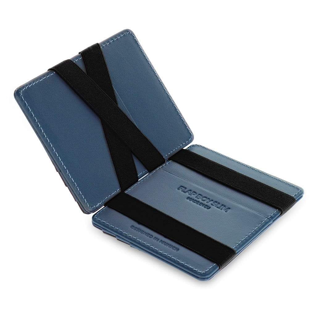 Flap Boy Slim Magic Wallet ECCO-Leather Men Without Coin Pocket