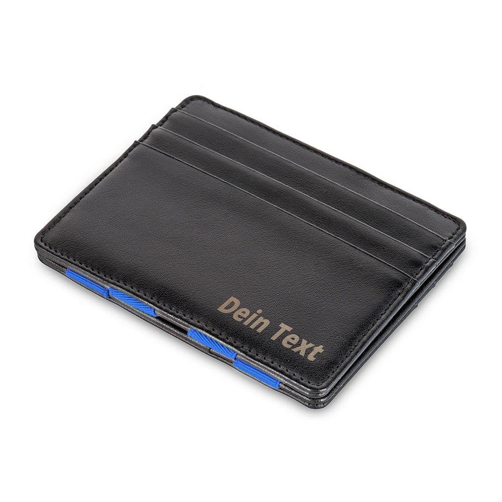Jaimie Jacobs Geldbeutel Portemonnaie Black with Blue Flap Boy Slim FC Schalke 04 Edition - Magic Wallet without Coin Pocket Flap Boy Slim FC Bayern München Edition Magic Wallet