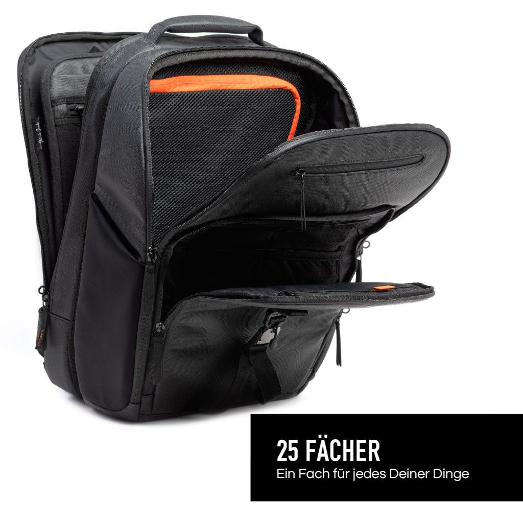 Jaimie Jacobs Rucksack Business Backpack + Flap Boy Magic Wallet Bundle Business Backpack + Flap Boy Magic Wallet Bundle