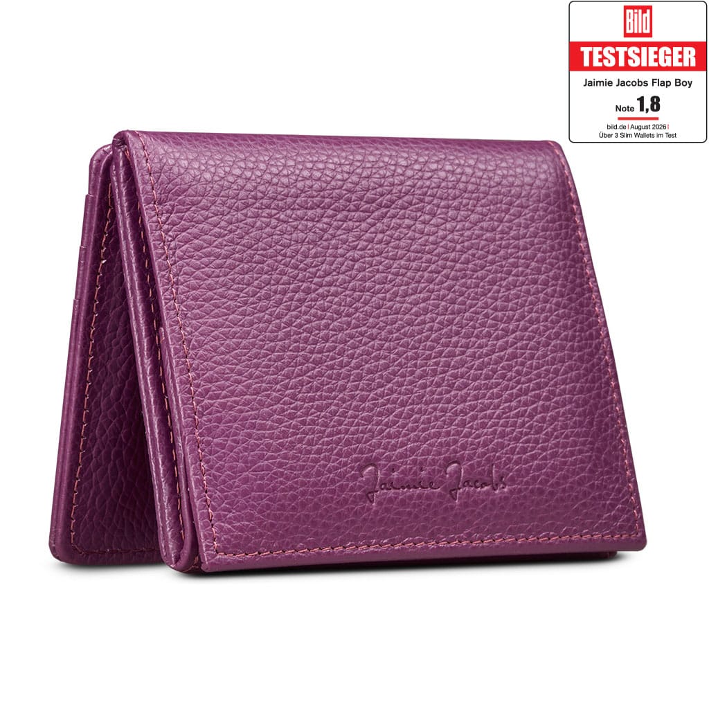 Jaimie Jacobs Geldbeutel Portemonnaie Flap Boy Ladies Edition - Magic Wallet with Coin Pocket Small Women’s Wallet Flap Boy – Elegant Magic Wallet