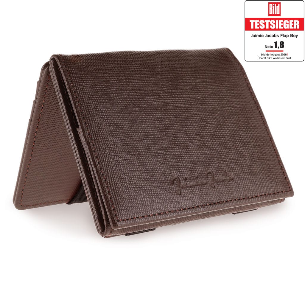 Jaimie Jacobs Geldbeutel Portemonnaie Flap Boy - Magic Wallet with Coin Pocket - Limited Edition Flap Boy Magic Wallet with Coin Pocket Limited Edition 