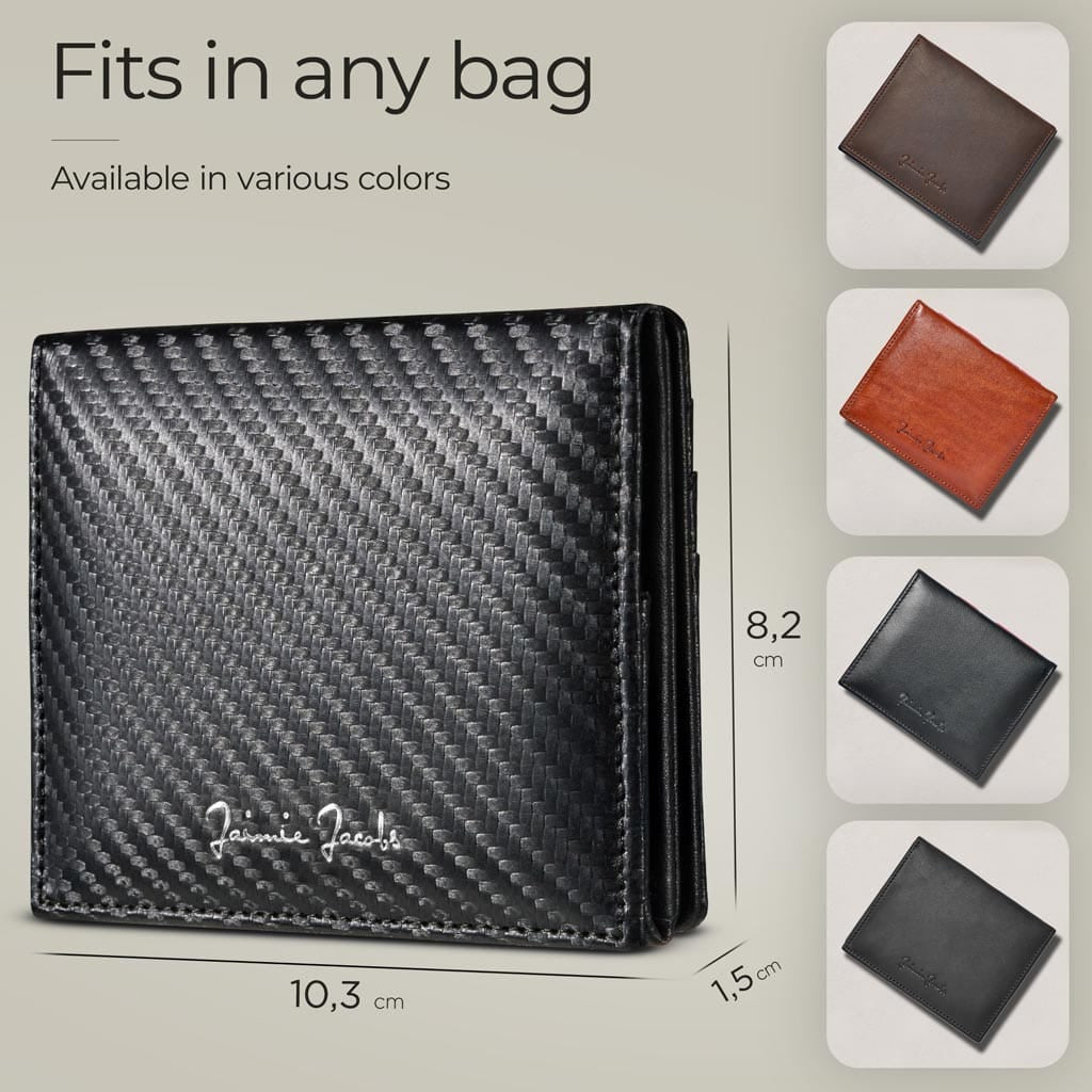 Jaimie Jacobs Geldbeutel Portemonnaie Flap Boy AirTag-Edition - Magic Wallet with Coin Pocket Flap Boy magic-wallet with coin pocket & Apple AirTag pocket