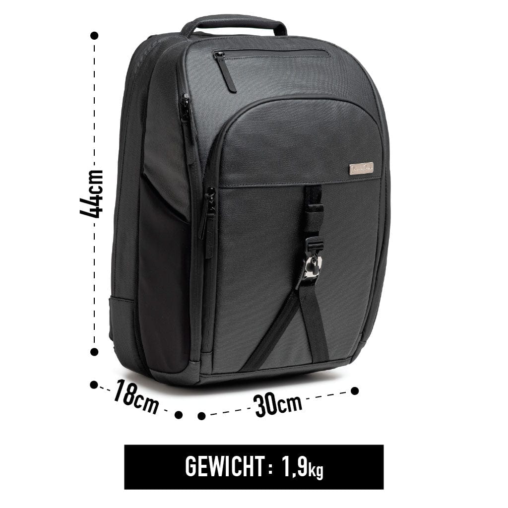 Jaimie Jacobs Rucksack Business Backpack + Flap Boy Magic Wallet Bundle Business Backpack + Flap Boy Magic Wallet Bundle