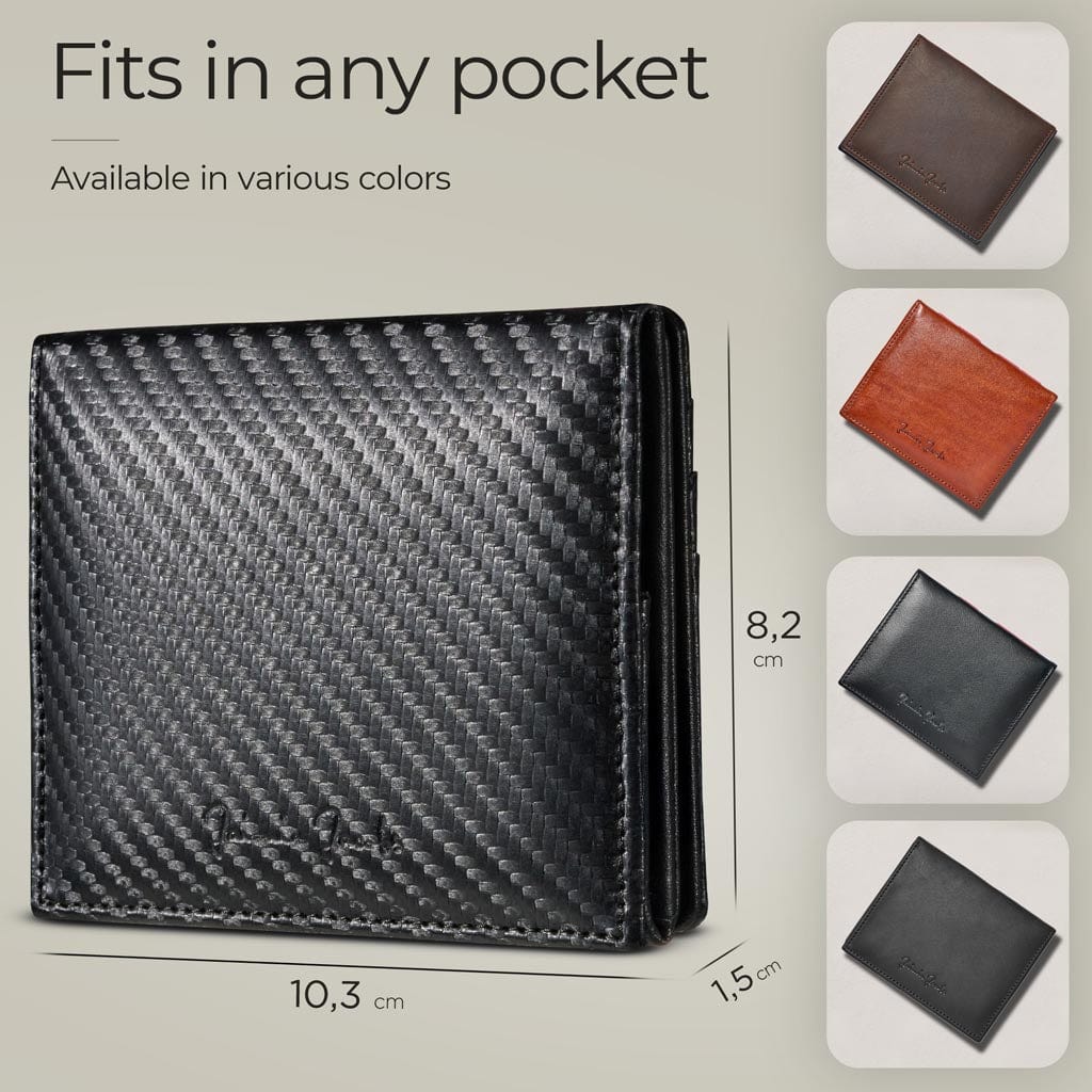 Jaimie Jacobs Geldbeutel Portemonnaie Flap Boy AirTag-Edition - Magic Wallet with Coin Pocket Flap Boy magic-wallet with coin pocket & Apple AirTag pocket