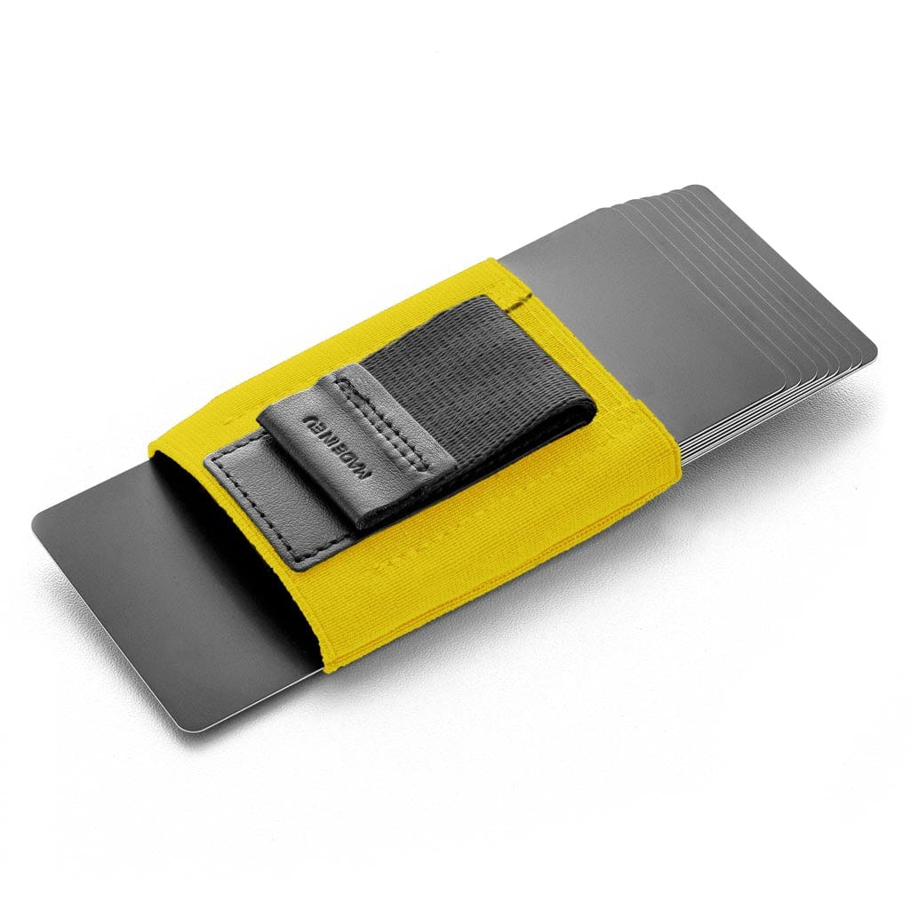 Jaimie Jacobs Geldbeutel Karten Portemonnaie Black with Yellow Nano Boy Pocket Borussia Dortmund Edition - slim wallet with leather coin pocket Nano Boy Pocket Borussia Dortmund slim wallet