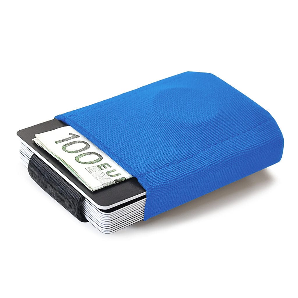 Jaimie Jacobs Geldbeutel Karten Portemonnaie Royal Blue Nano Boy FC Schalke 04 Edition - slim wallet with small elastic coin pocket Nano Boy FC Schalke 04 slim card holder