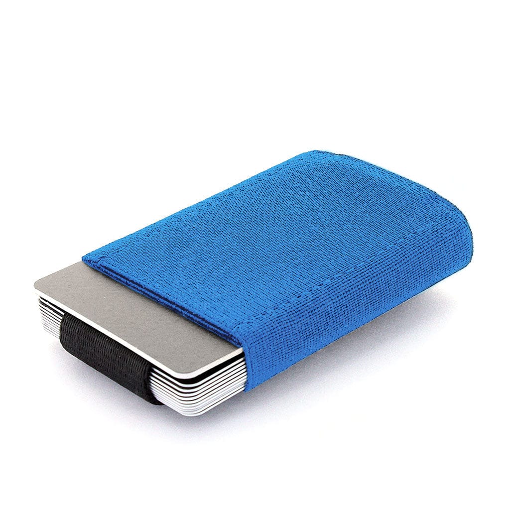 Jaimie Jacobs Geldbeutel Karten Portemonnaie Royal Blue Nano Boy FC Schalke 04 Edition - slim wallet with small elastic coin pocket Nano Boy FC Schalke 04 slim card holder