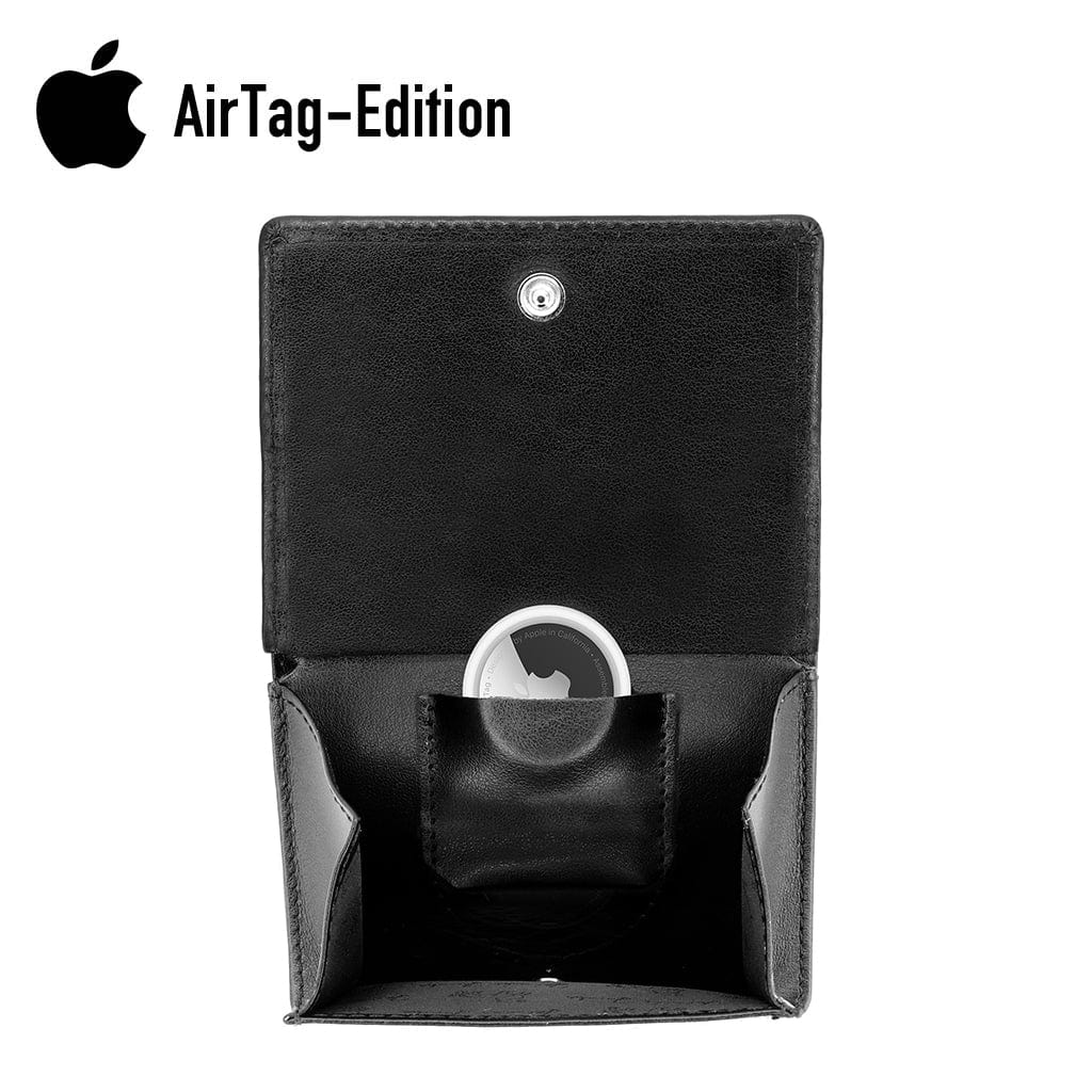 Jaimie Jacobs Geldbeutel Portemonnaie Flapstar AirTag-Edition Magic Wallet with coin pocket Flapstar AirTag-Edition with Coin Pocket Magic Wallet Leather