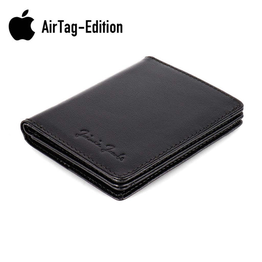 Jaimie Jacobs Geldbeutel Portemonnaie Black Slimstar AirTag-Edition slim wallet with large coin pocket Slimstar AirTag Edition slim wallet with big coin pocket