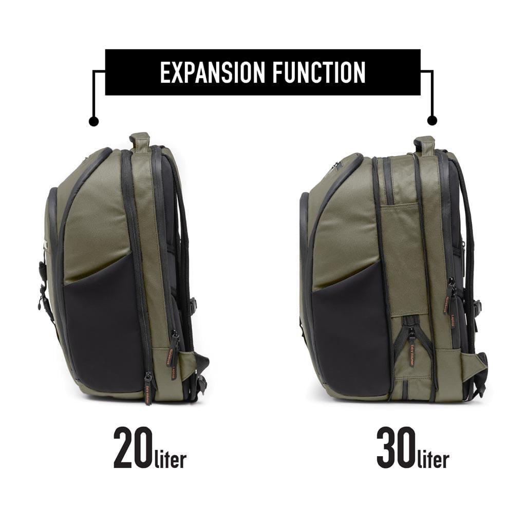 Jaimie Jacobs Rucksack Backpack – optional with laptop compartment (Tech-Sleeve) Smart Backpack with notebook compartment