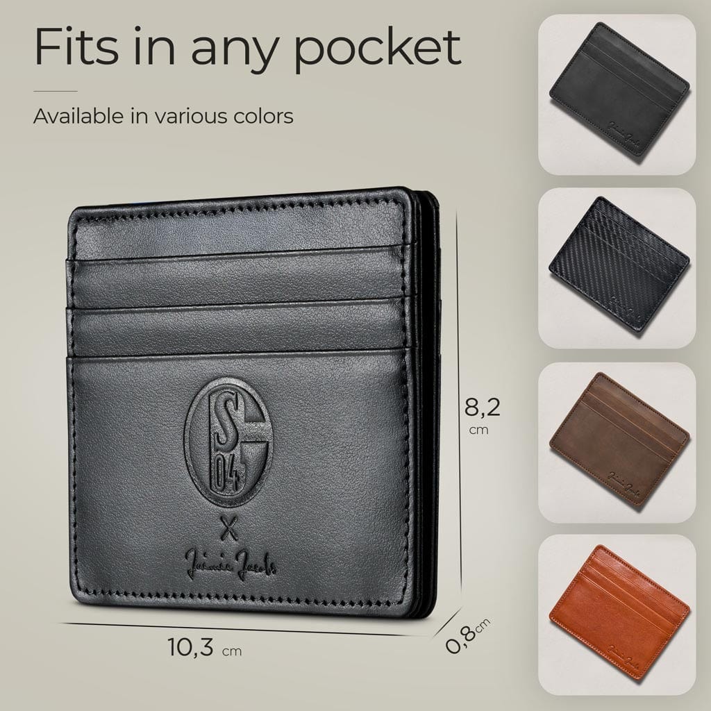 Jaimie Jacobs Geldbeutel Portemonnaie Black with Red Flap Boy Slim FC Schalke 04 Edition - Magic Wallet without Coin Pocket Flap Boy Slim FC Bayern München Edition Magic Wallet