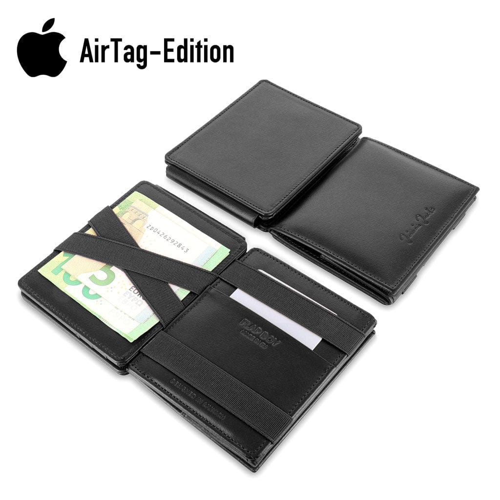 Jaimie Jacobs Geldbeutel Portemonnaie Flap Boy XL AirTag-Edition - Magic Wallet with Coin Pocket Flap Boy XL AirTag-Edition - Magic Wallet with Coin Pocket 