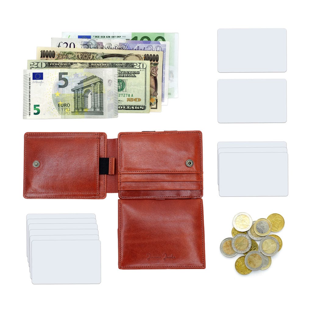 Jaimie Jacobs Geldbeutel Portemonnaie Flap Boy XL - Magic Wallet with Coin Pocket Flap Boy XL - Magic Wallet with Coin Pocket 