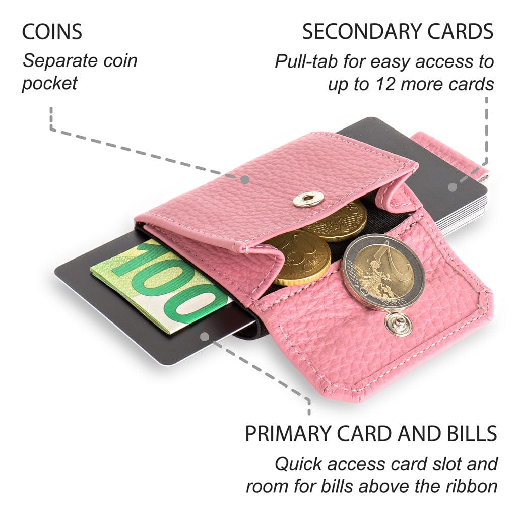Jaimie Jacobs Nano Boy Pocket Ladies Edition + RFID Protection Card Bundle Nano Boy Pocket wallet Ladies Edition + RFID Protection Card