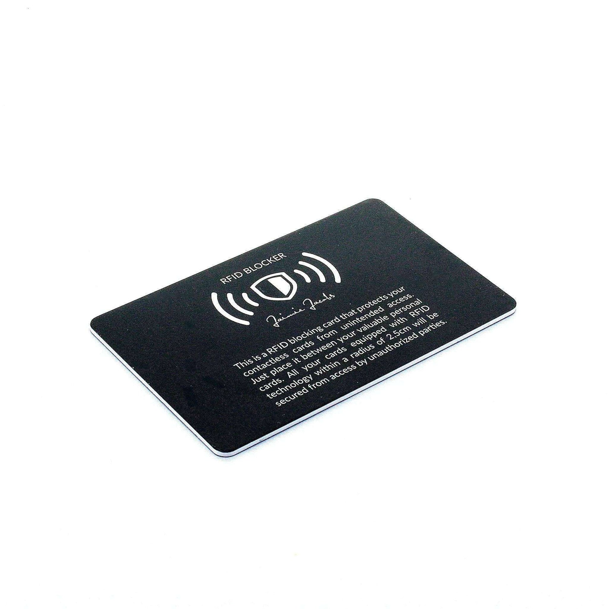 2 x RFID/NFC Signal Blocking Card. Credit/Debit Card Blocker Protector